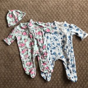 Adorable floral Little Me Pajamas